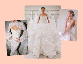 Collage of new Pnina Tornai wedding dresses for 2027