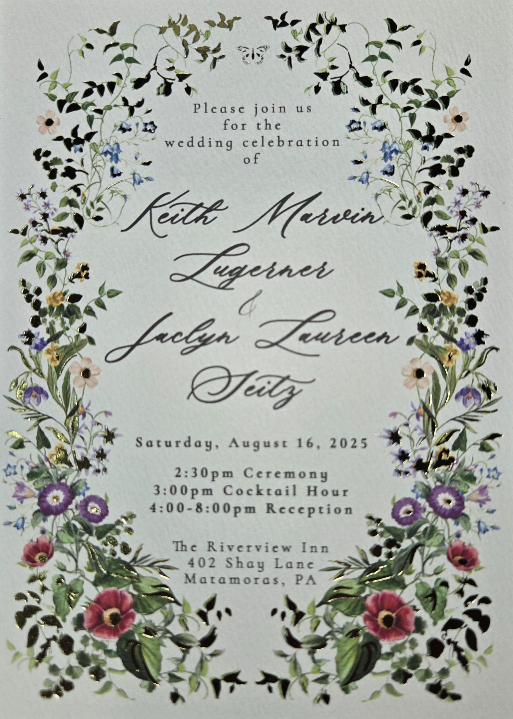 Invitations were mailed out! Please be sure to RSVP by July 15th! We hope you can make it! 😊