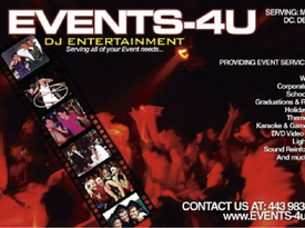 EVENTS-4U  Corporate* Weddings* Schools* DJ Ent. - DJ - Owings Mills, MD - Hero Gallery 1