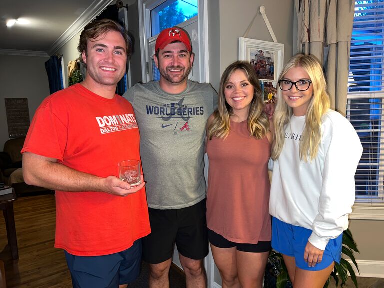 The day we found out that we were going to be Uncle Matt and Aunt Meg!