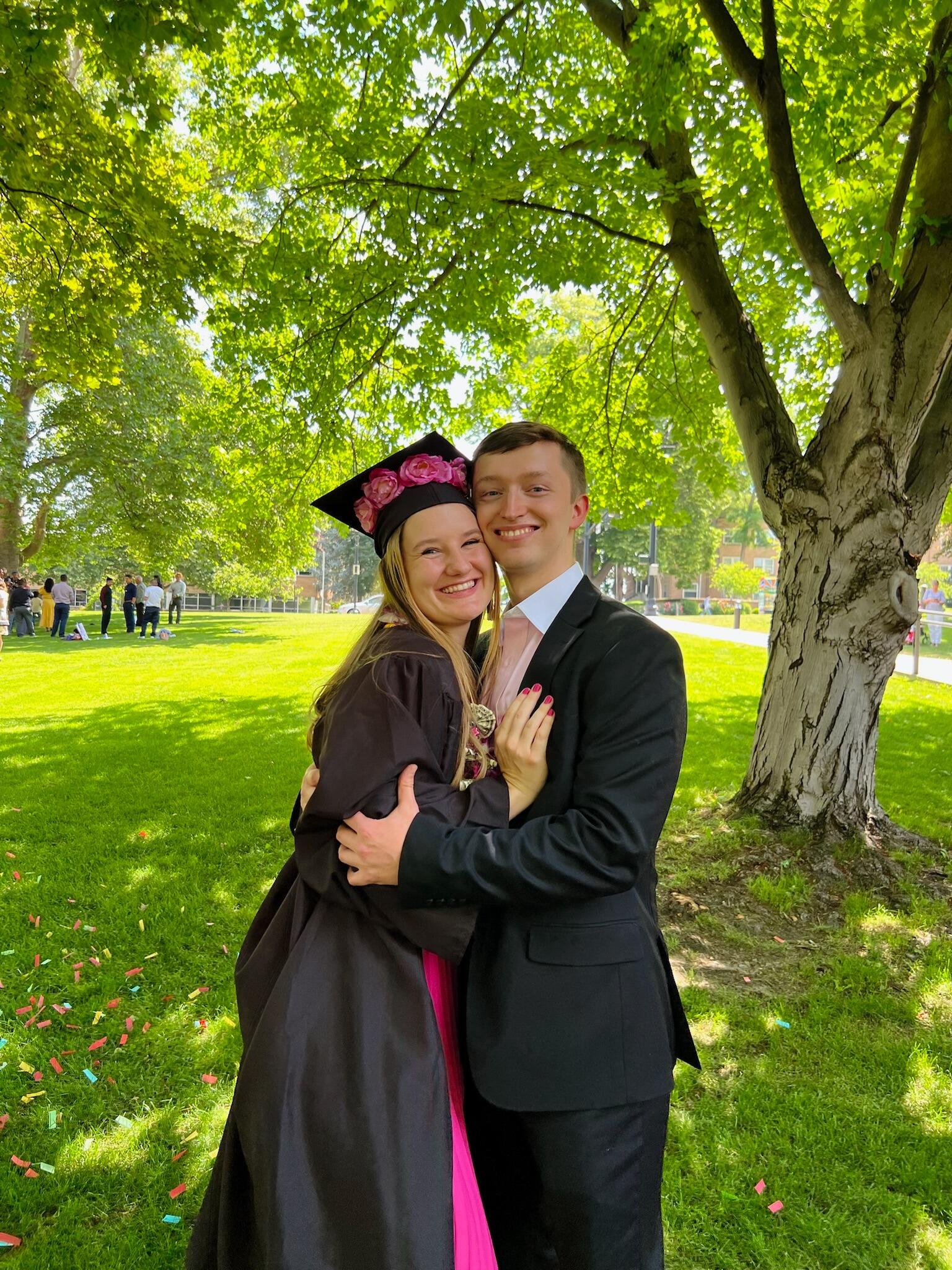 Emma officially graduates with a business accounting degree! Hard work, adorned with pink and sparkles, has culminated in this significant achievement. She is forever grateful for all the memories and to her professors and friends! God is good.