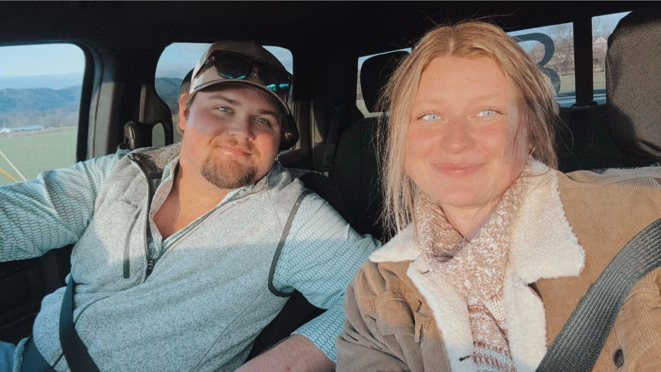 this picture was taken on a date night. it means a lot because by this time we are moved in together, have two puppies, and growing in our careers! 