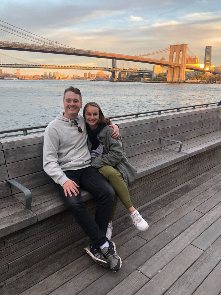 Our first big trip together to New York City.