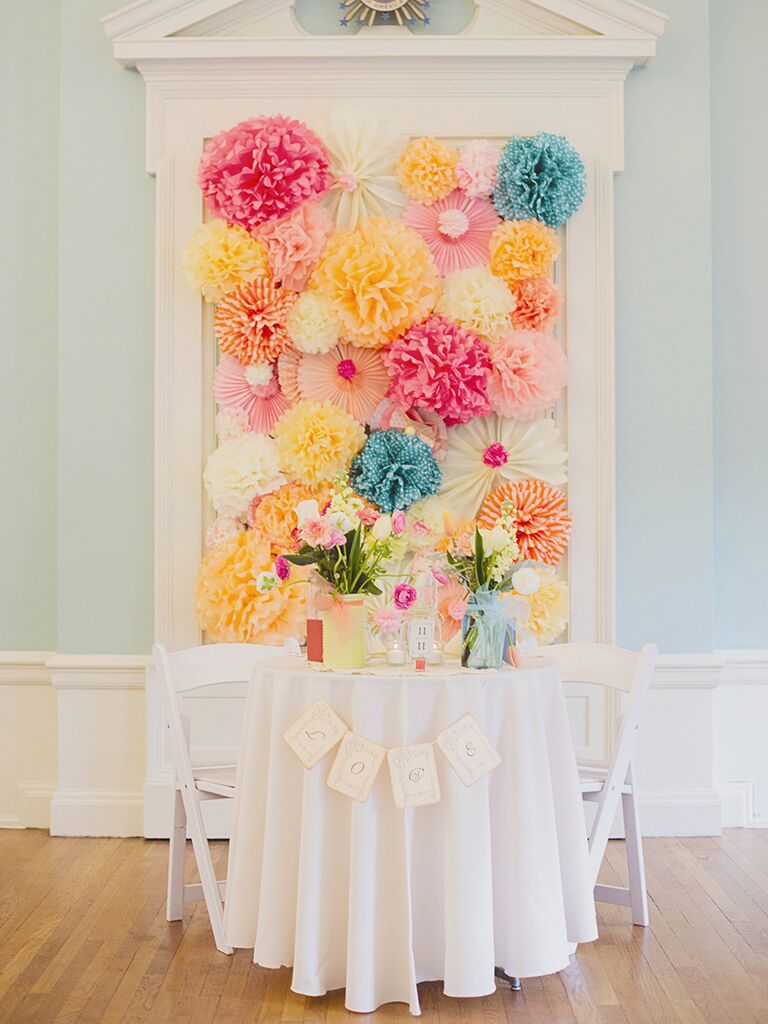 Tissue-Paper Flower Backdrop  Hallmark Ideas & Inspiration