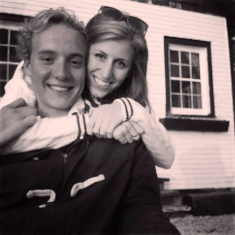 A fun Mackinac summer. Eric works at Ryba’s Fudge, Maggie works at the Windermere Dog House
