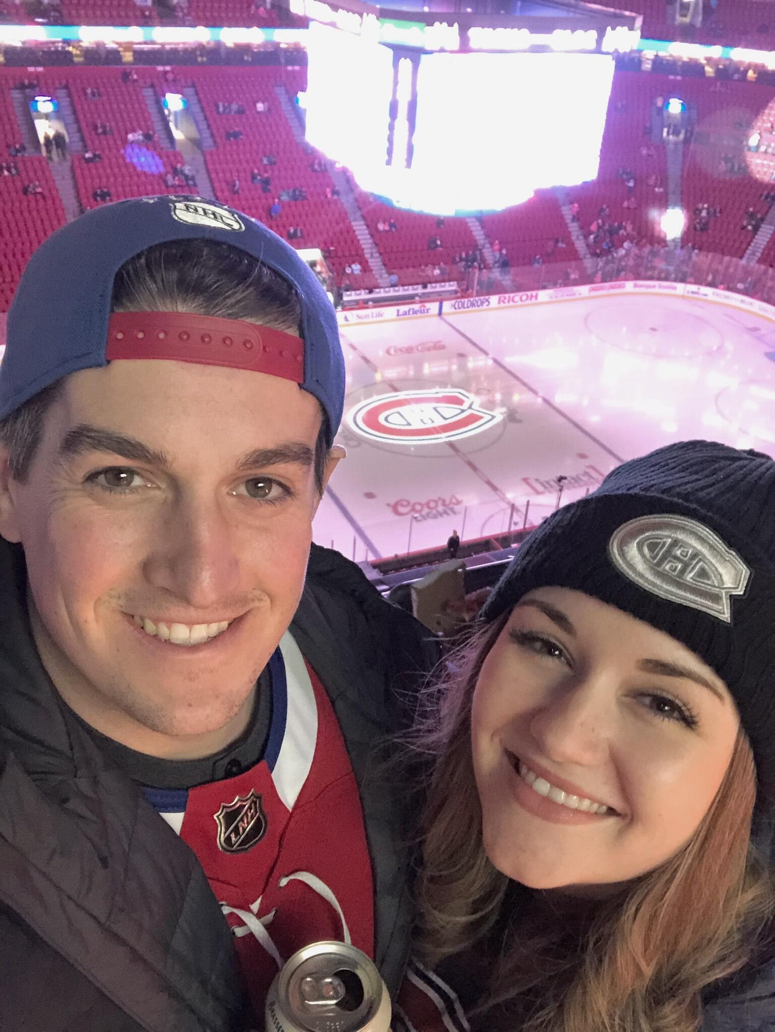 We went to a Montreal Canadien's game as a late birthday celebration for Alex. His first NHL game in one of the best  cities. We had a blast! 