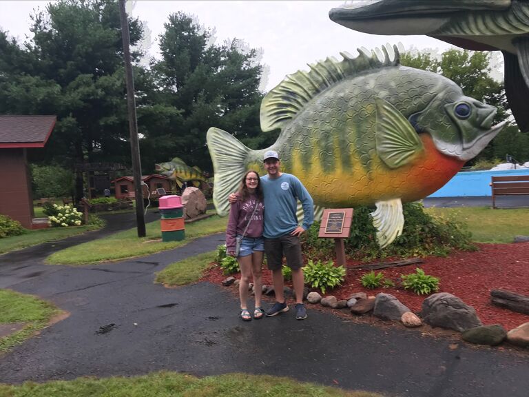 The first of many camping trips that Josh and Grace have taken together!