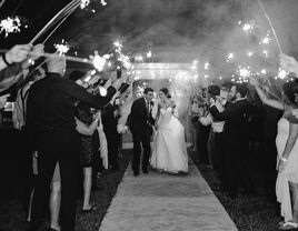 Classic sparkler exit