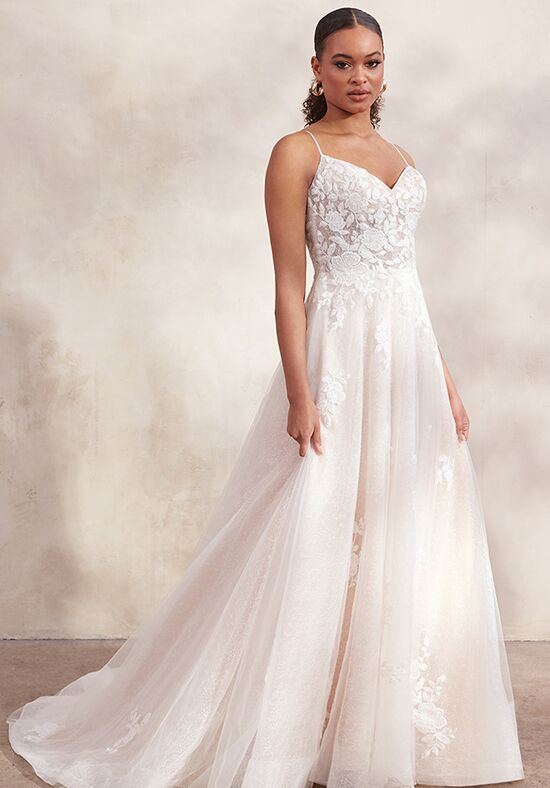 short slip wedding dress