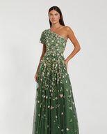 green emerald velvet dress Brandy