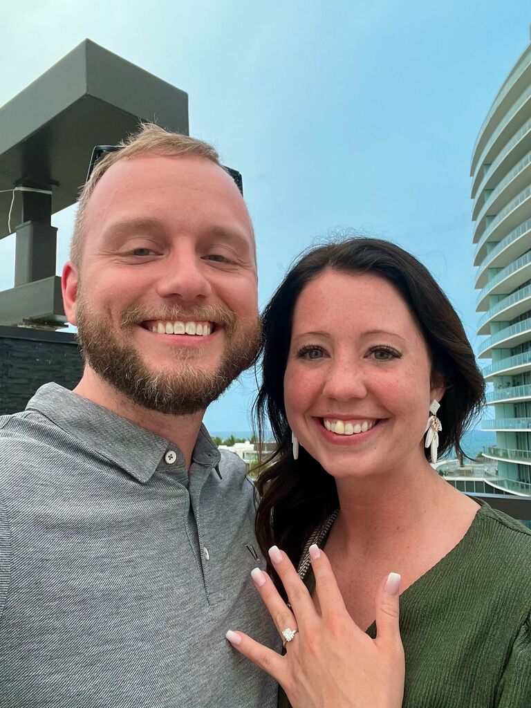 We took a vacation back to Florida where Rob proposed!! 