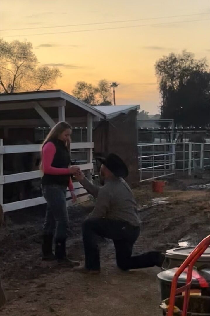She said Yes!