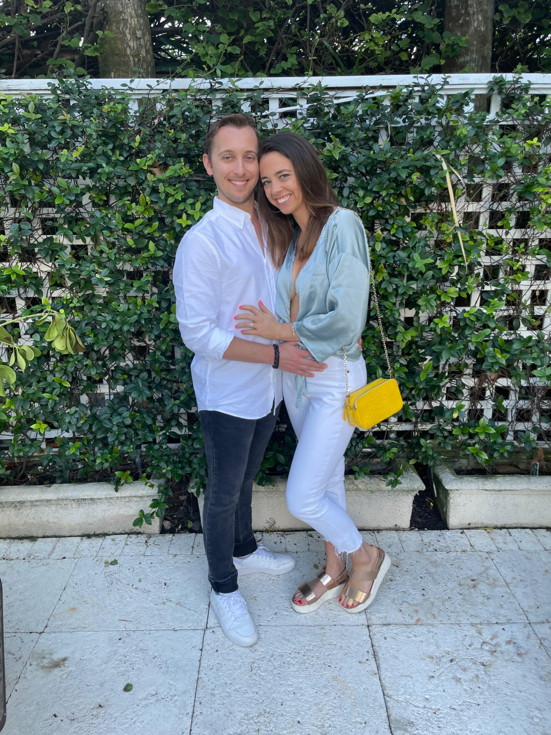 First flight (to Miami).