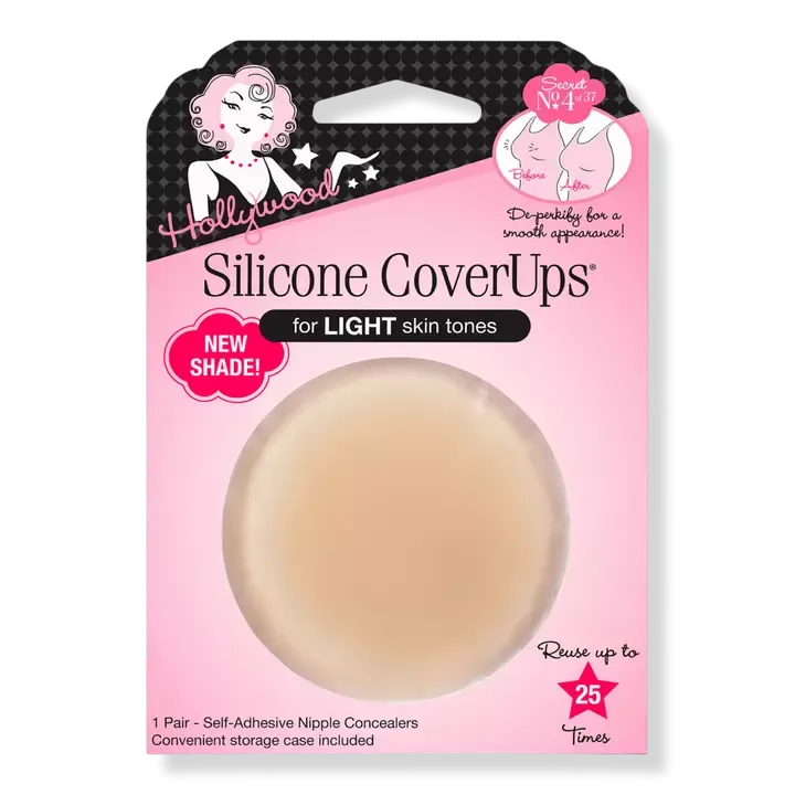 Invisible Satin Nipple Covers - Single Use Discreet Modesty