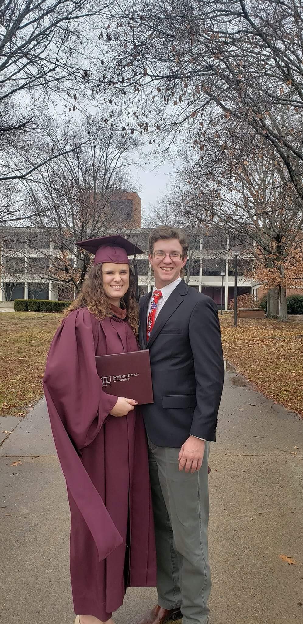 Danielle's graduation from SIU