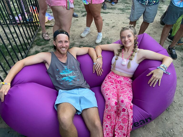 Hogging up all the dancing space at EF. Just before seeing ODESZA for the 6th time!