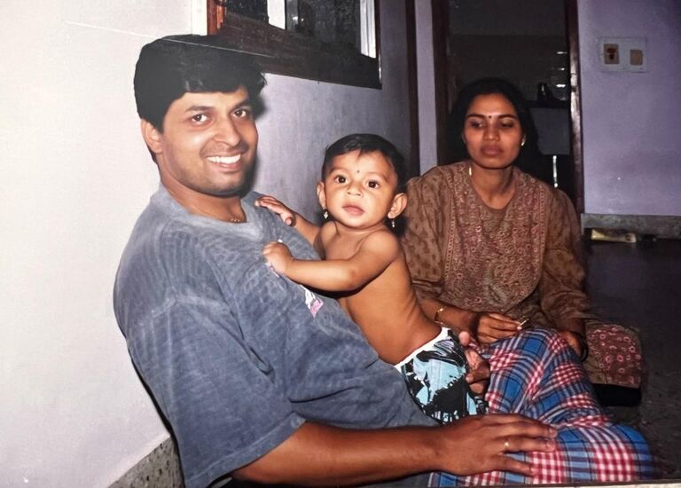 This picture holds a special place in Pavan's heart, symbolizing the foundation of love and care that has shaped him into the person he is today.