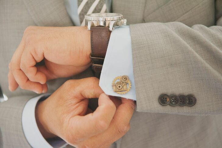 Old-Fashioned Camera Cuff Links