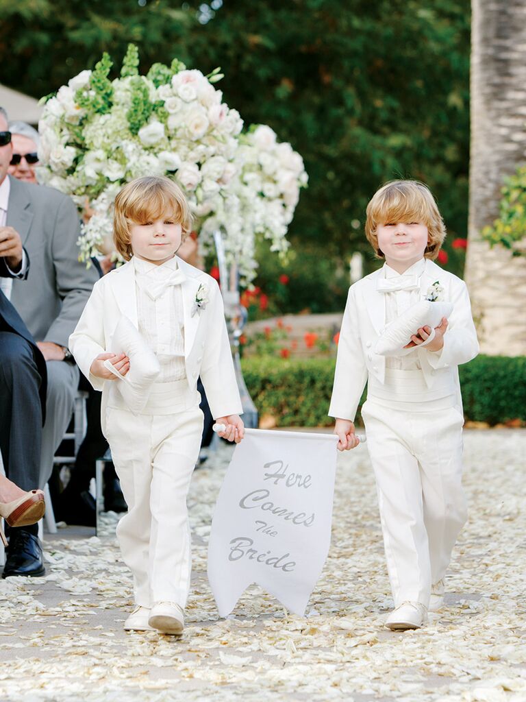 Check Out These 12 Adorable Ring Bearer Signs