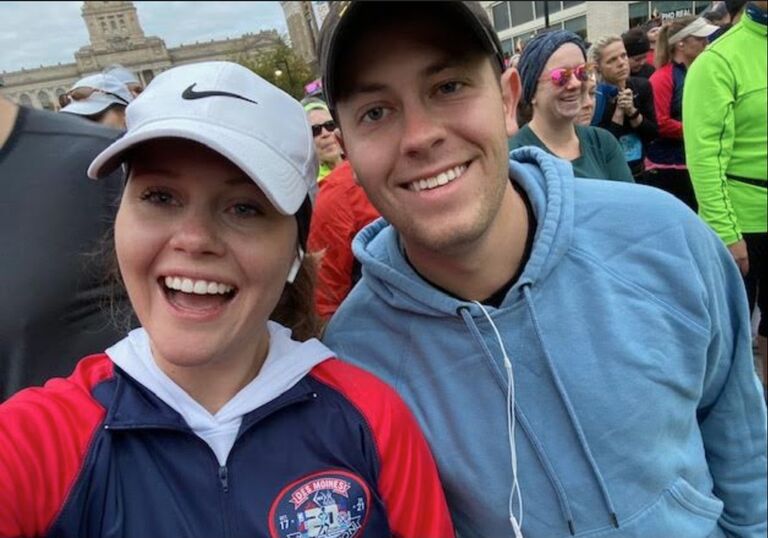 Ran our first, and last, half marathon together