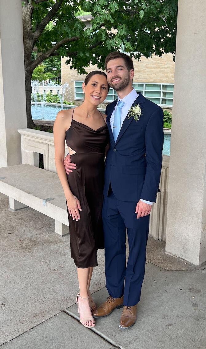 Wedding day of Dan's sister Kelly and her husband Alex!