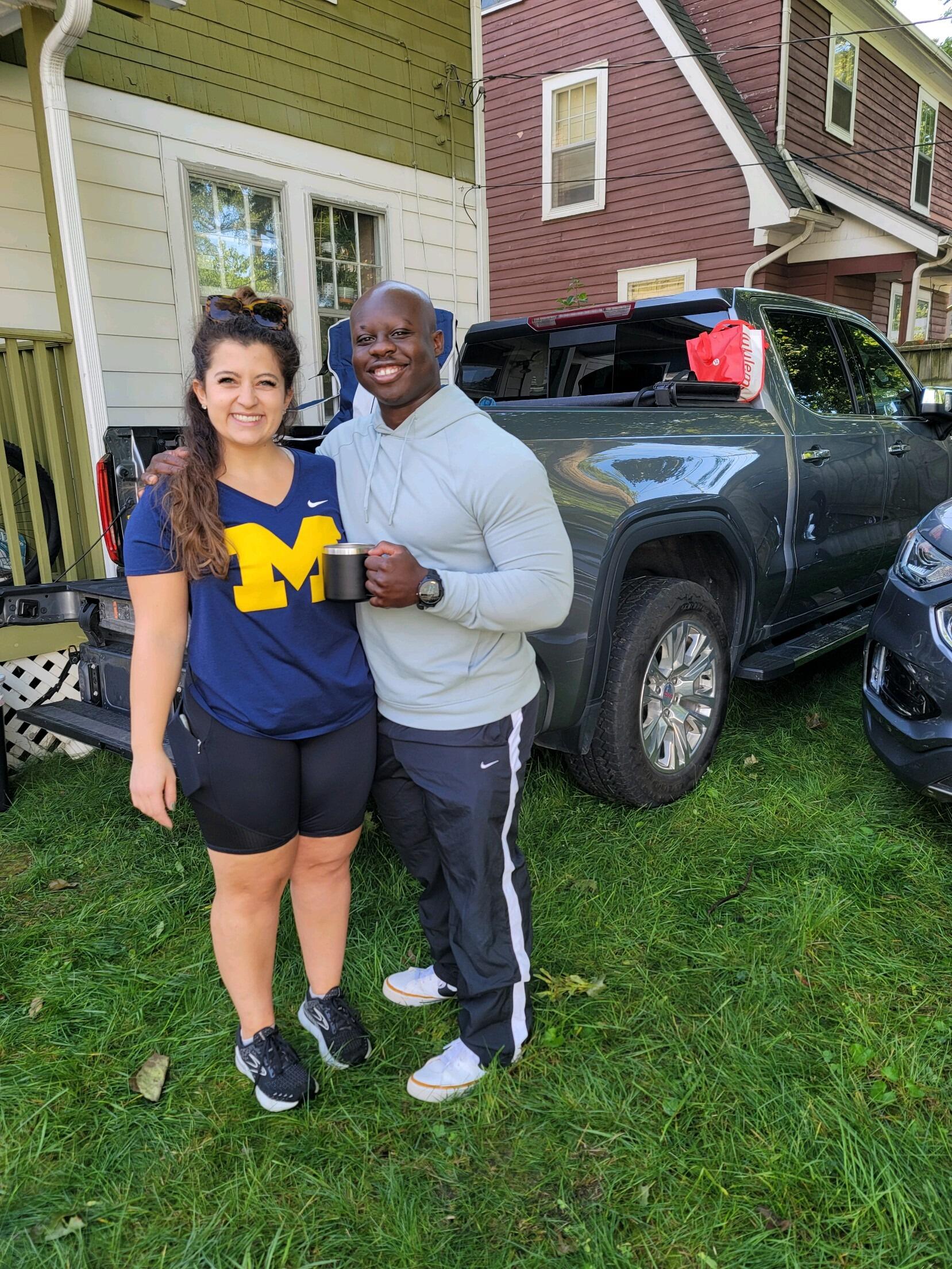 Phillip fell in love with tailgating.