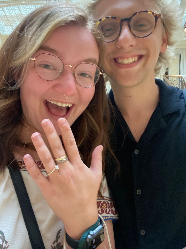 She said yes!