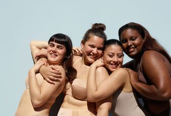 Group of women in bras