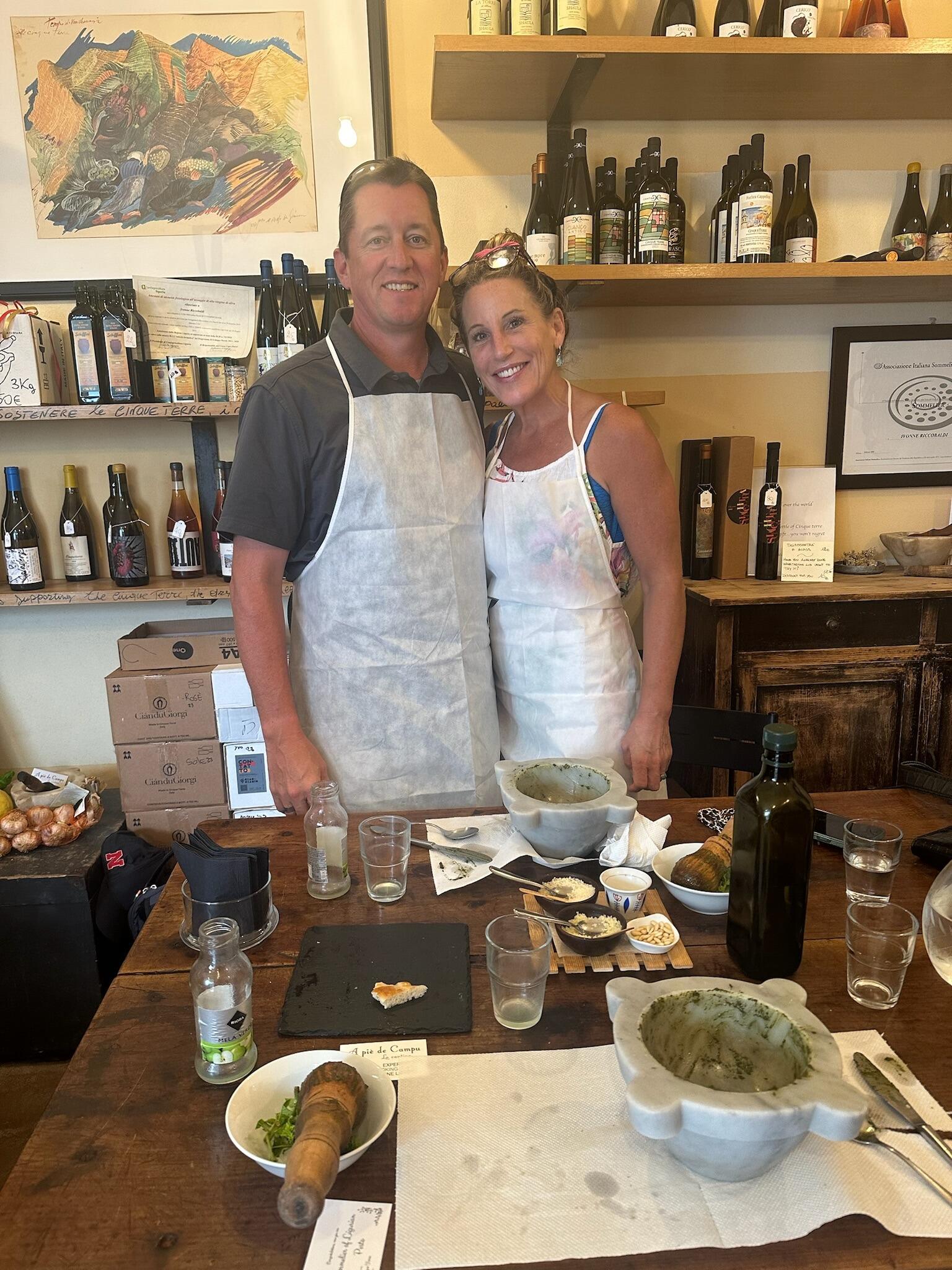 Pesto Making Class 