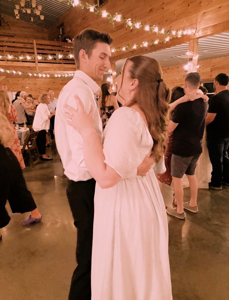 Danced the night away at a friend's wedding!