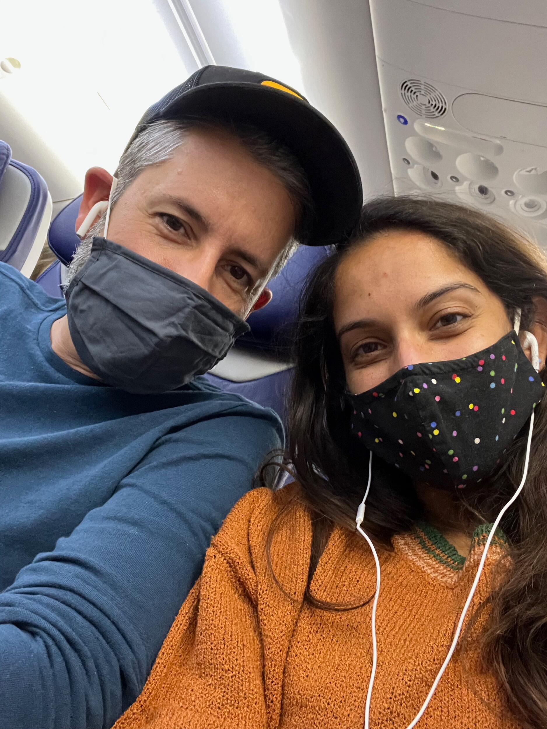 We love traveling together! Here we are on the way to Oregon!