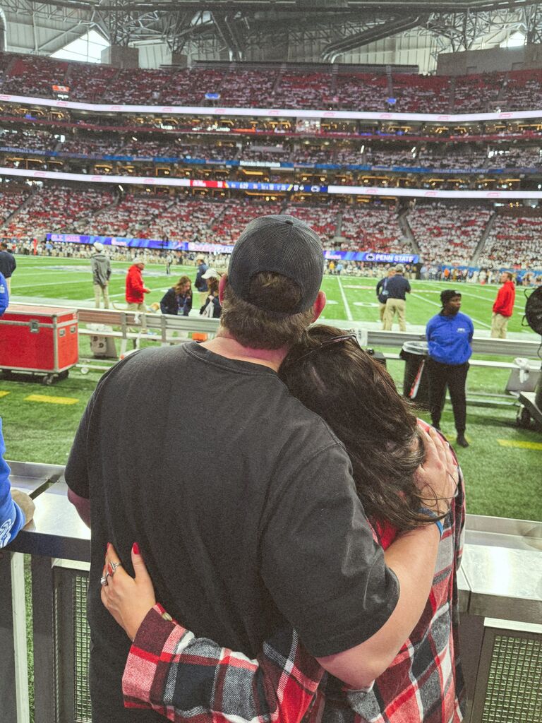 Throughout 2023 and 2024, the two made a habit of turning major events into shared adventures—most memorably traveling to Atlanta for the Peach Bowl to watch Ole Miss face Penn State—strengthening their connection with each new destination.