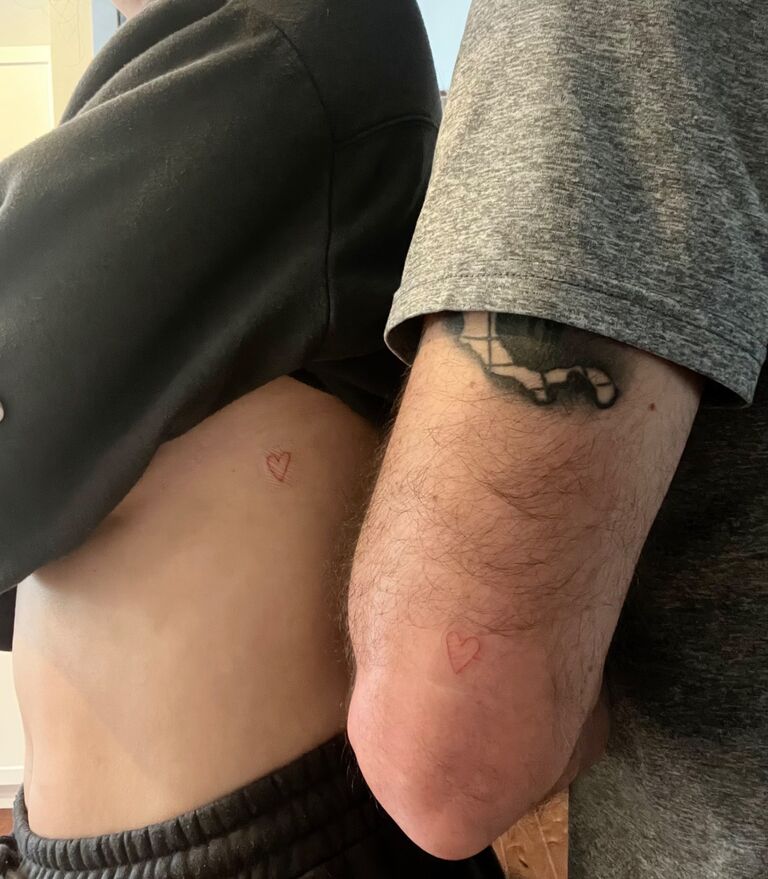 Matching tattoos, oops :)