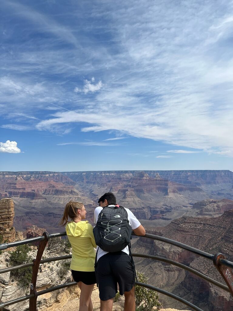 Erin relentlessly always told me how much she wanted to visit the Grand Canyon, and after many other fun trips were completed, we were able to finally visit our first National Park together!