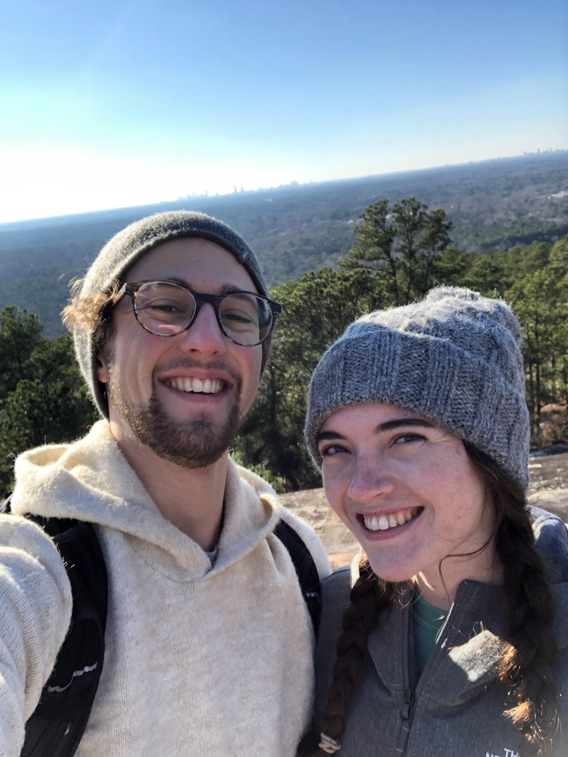 One of our first dates was hiking Stone Mountain in Georgia! We have been back several times and enjoy the beautiful scenery.