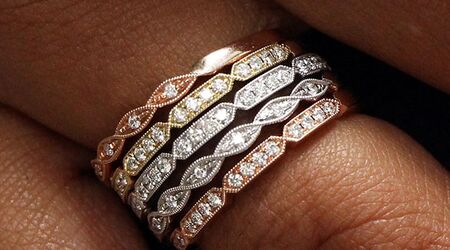 How To Wear Multiple Diamond Rings - Solomon Brothers