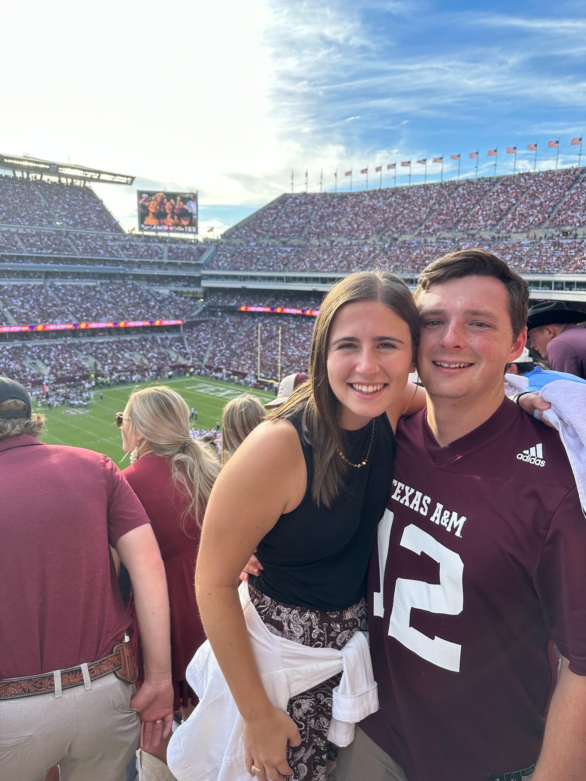 Our last season as students in Kyle Field - Gig 'em forever!