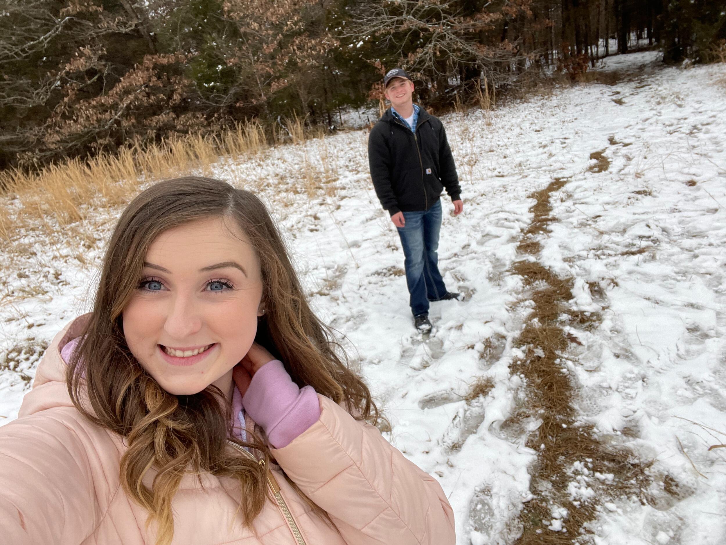 We always loved going up to the field and seeing it through the different seasons