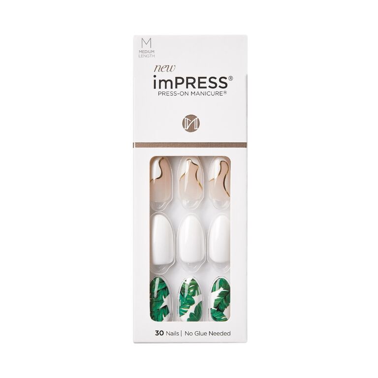 imPRESS Press-On Nails, No Glue Needed, Purple, Short Length