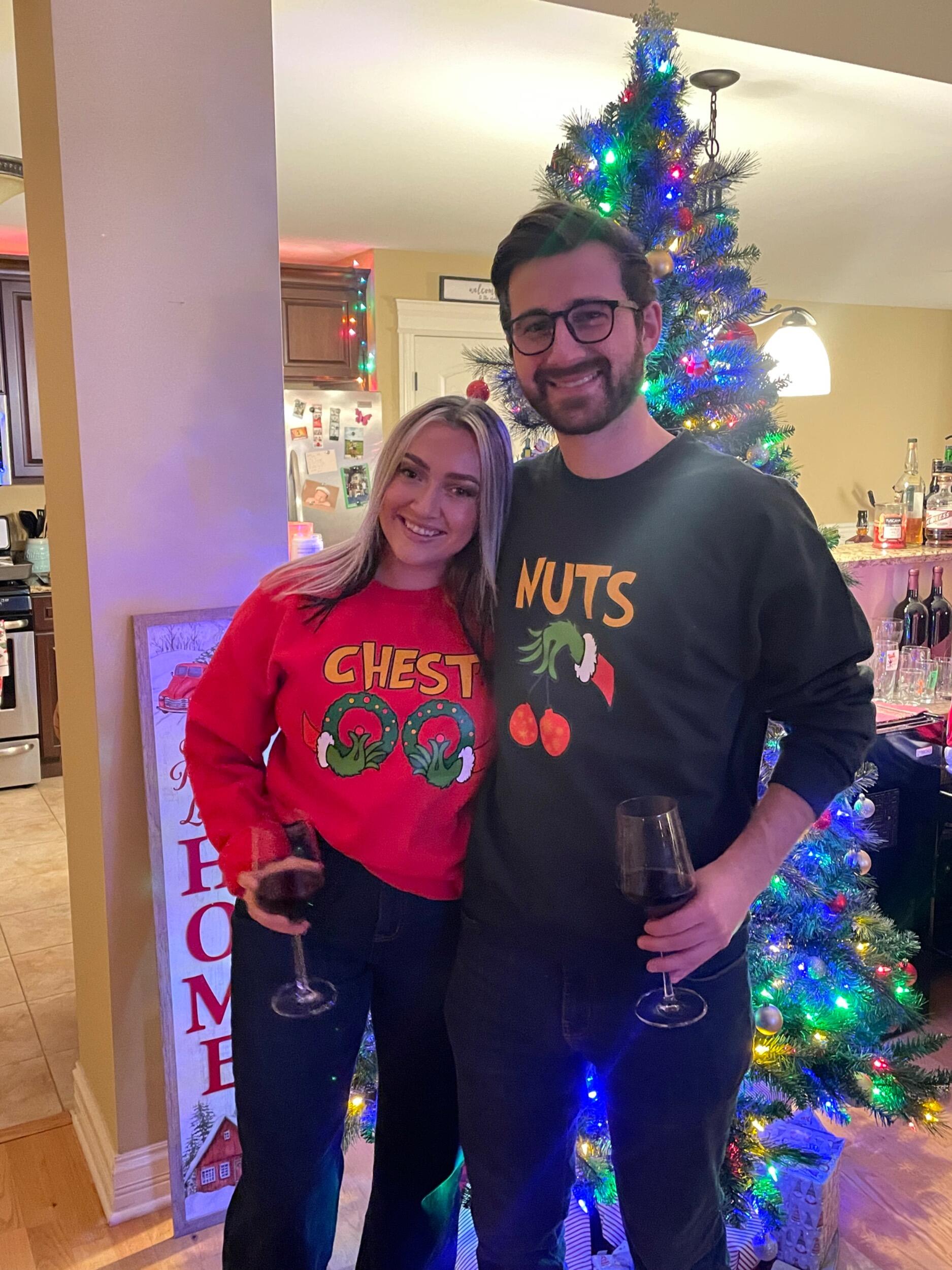 Chestnuts Roasting on an open fire :) Ugly Xmas Sweaters 2023