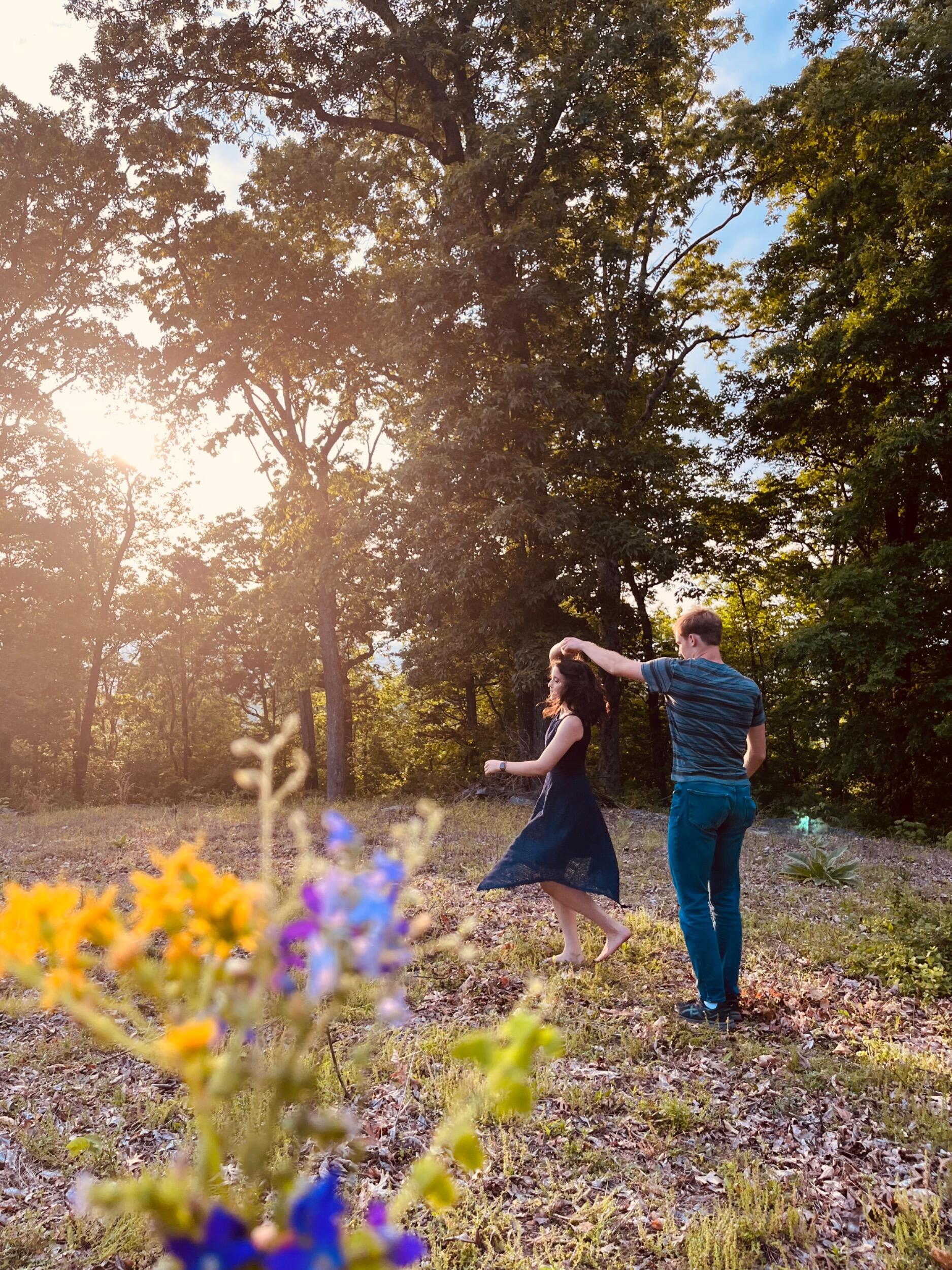 After their first year of college, John and Eliana started courting. For their first date they dined at Bridge Street and ended the day with ice cream, Eliana's favorite dessert. 