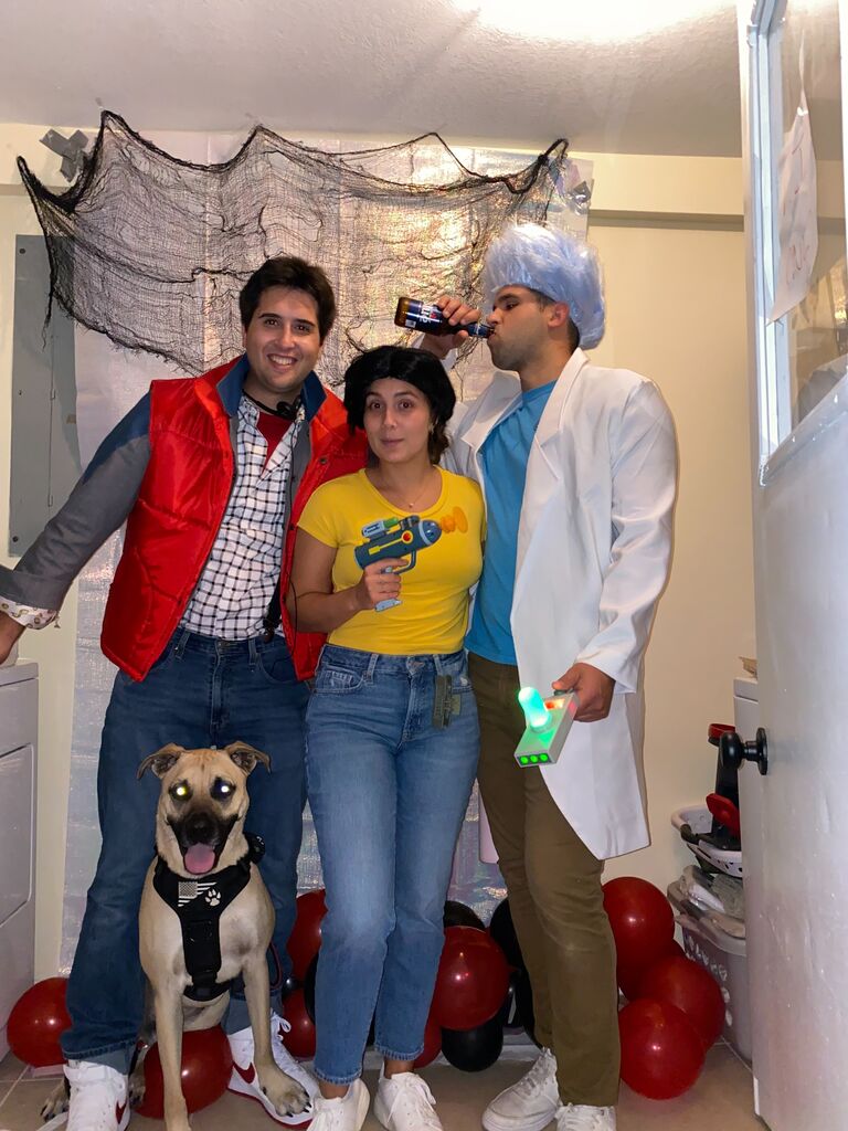 Our third Halloween together as Rick and Morty