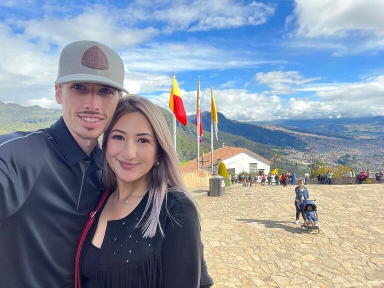 Christian's first time visiting Gaby in Colombia