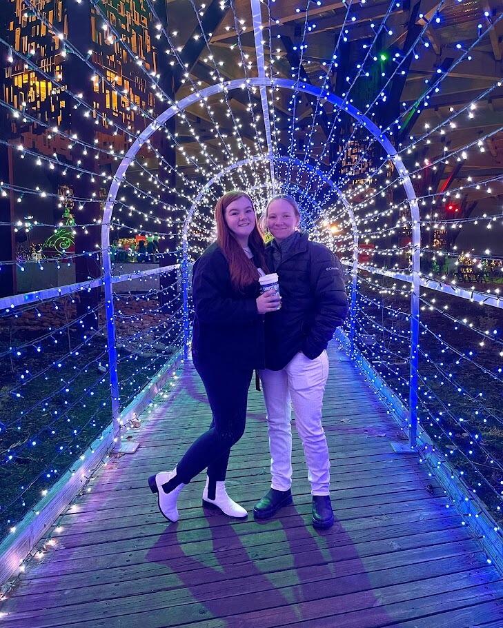 We celebrated our second Christmas together at the Indy Zoo!