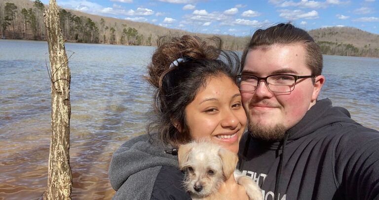 We took Maui to his first lake trip!