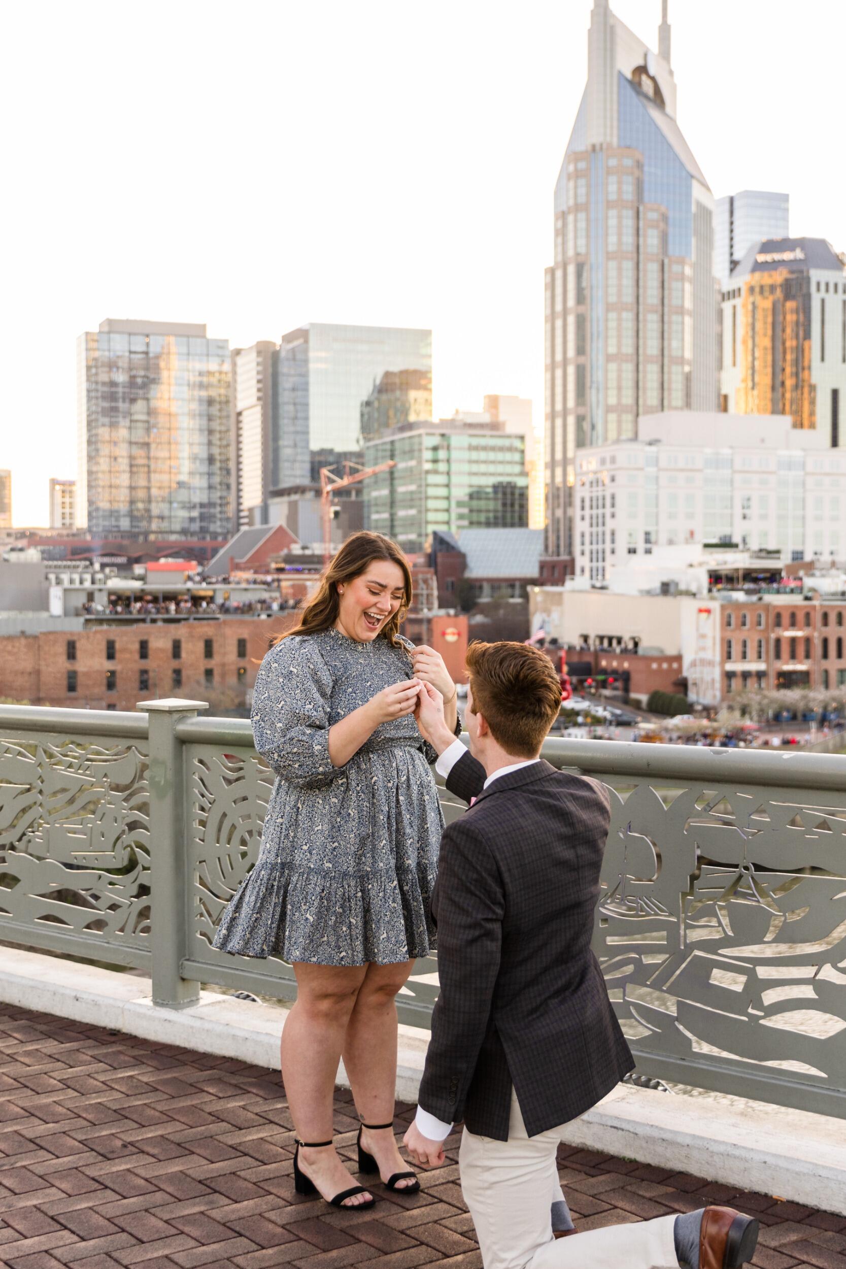 She said yes!