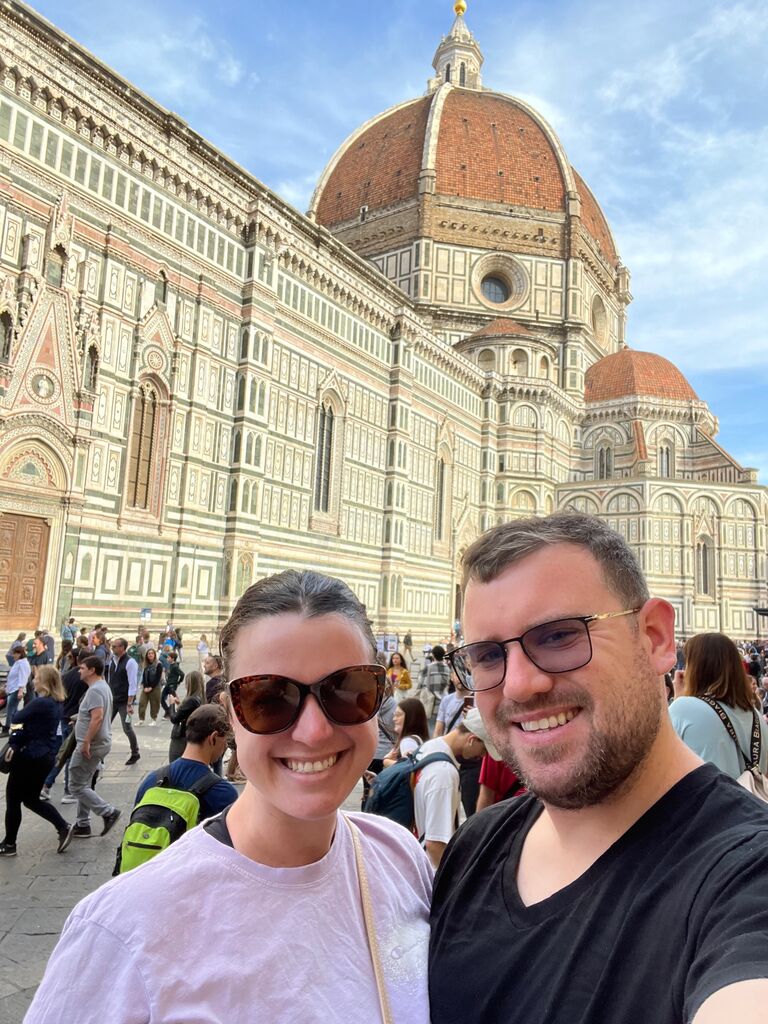 Exploring Florence together.