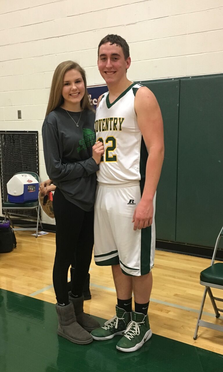 Andrew's High School basketball senior night