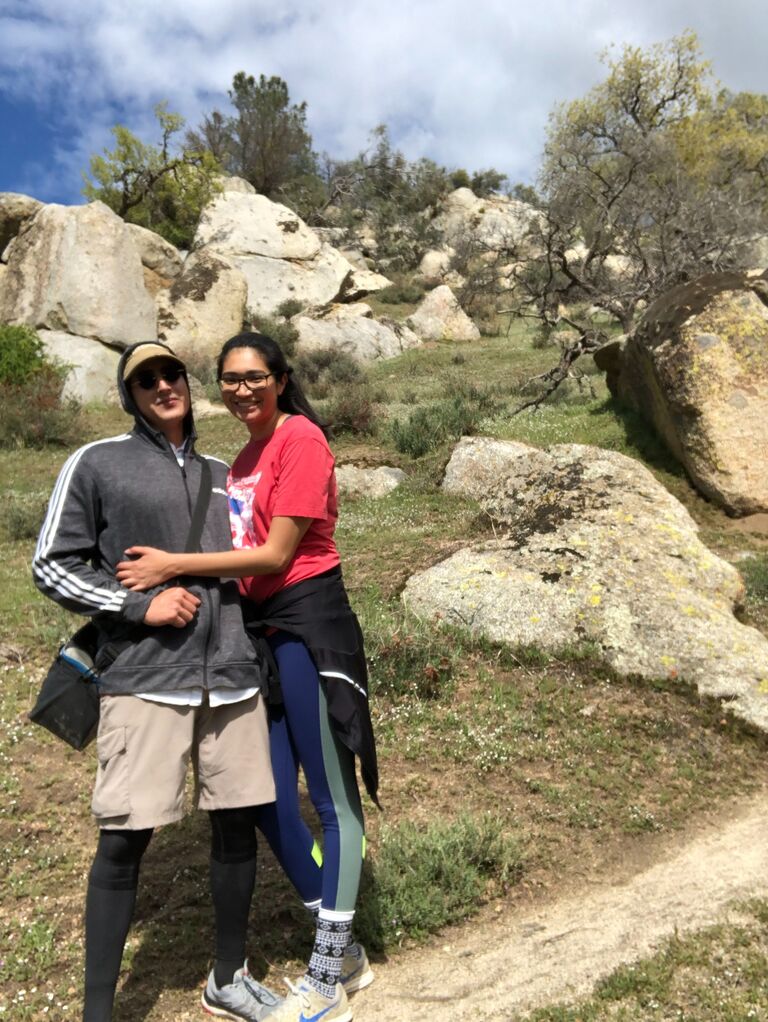 This is our first official date. I asked Victoria if she would like to go on a hike on the Kern Canyon Trail up by Lake Isabella, CA. The trail was not an easy one and the trip took up most of the day, but we had a fun time all the same.