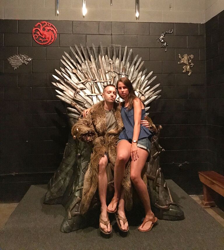 Documenting our time at the Game of Thrones pop-up bar in DC after waiting 5+ hours in line